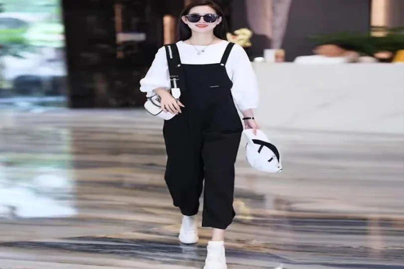Black Two Piece Jumpsuit